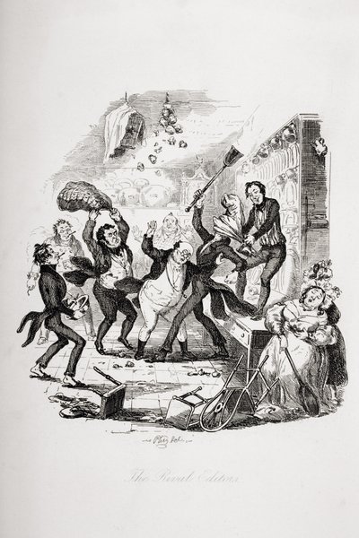 The rival editors (illustration from 
